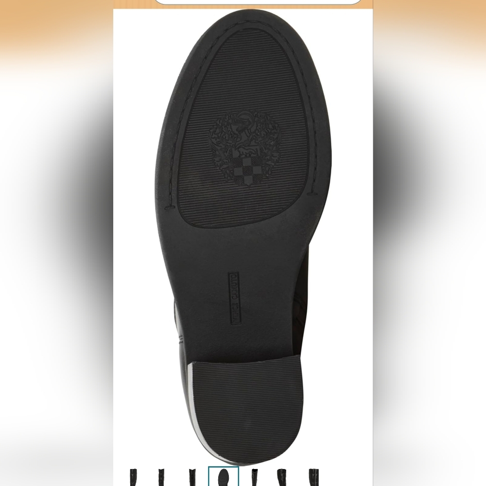 Vince Camuto Extra Wide Calf Amree Black Knee-High Women's Boots - Picture 4 of 7